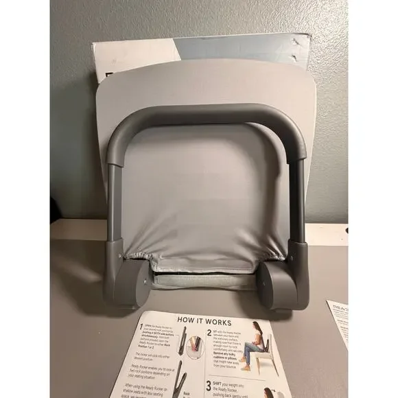 Ready Rocker Portable Back Support Rocker Cloud Gray - Picture 9 of 9